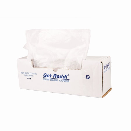 Integrated Bagging Systems Bun-Rack/Pan-Cover Film, 50PK BRC52X80